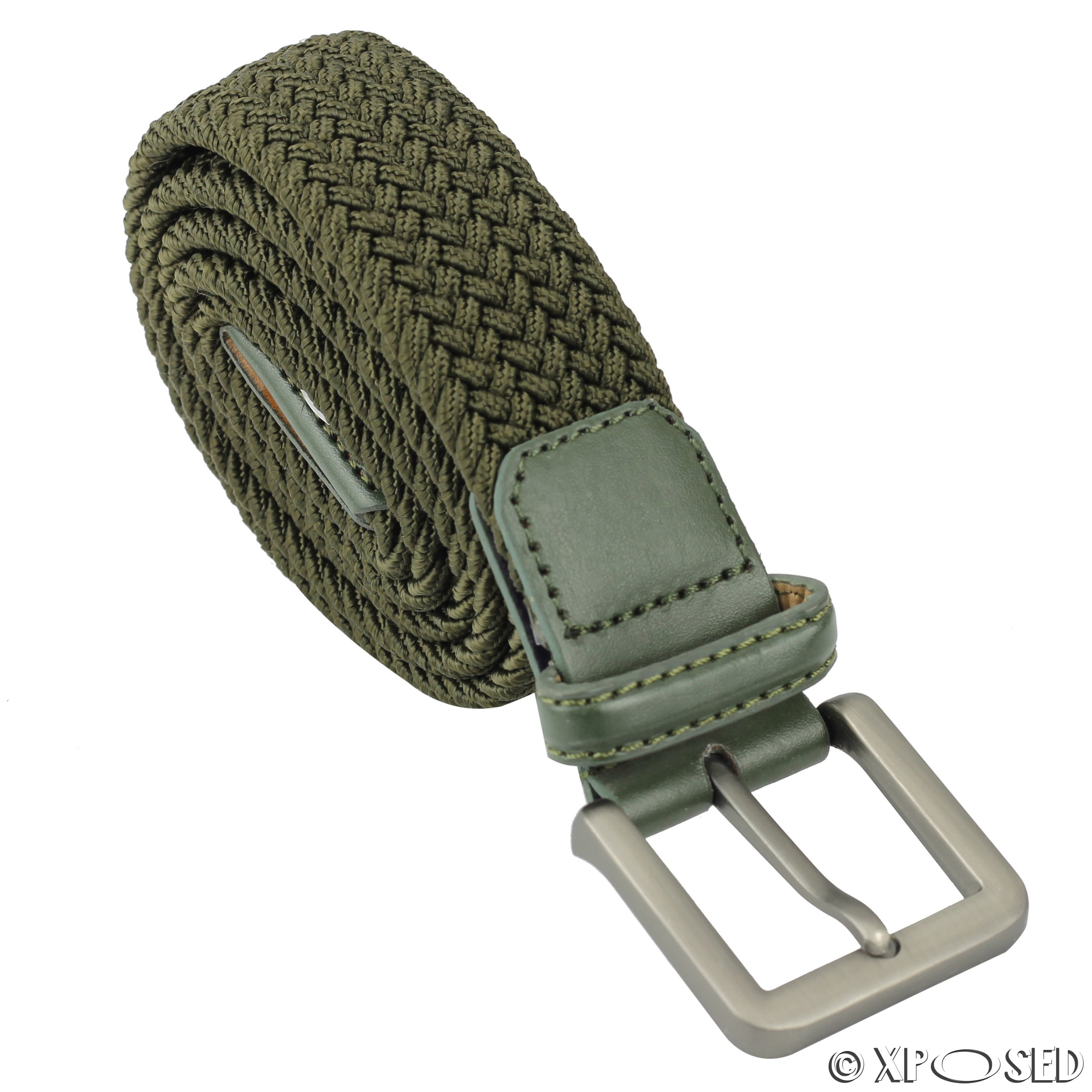 Mens Ladies Boys Unisex Elastic Stretch Woven Pin Buckle Retro Belts UK 1 Size | eBay
