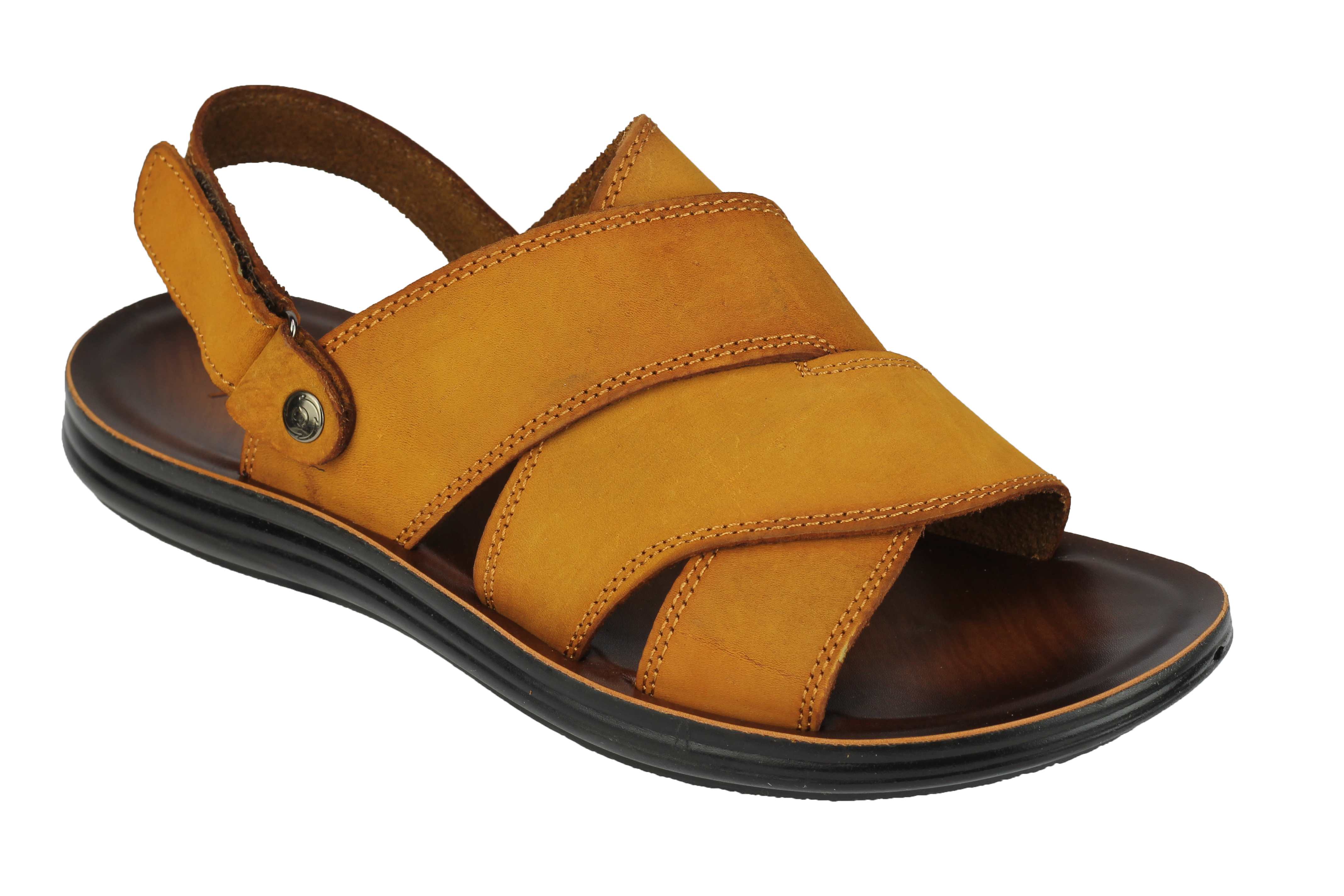 mens leather sandals ebay