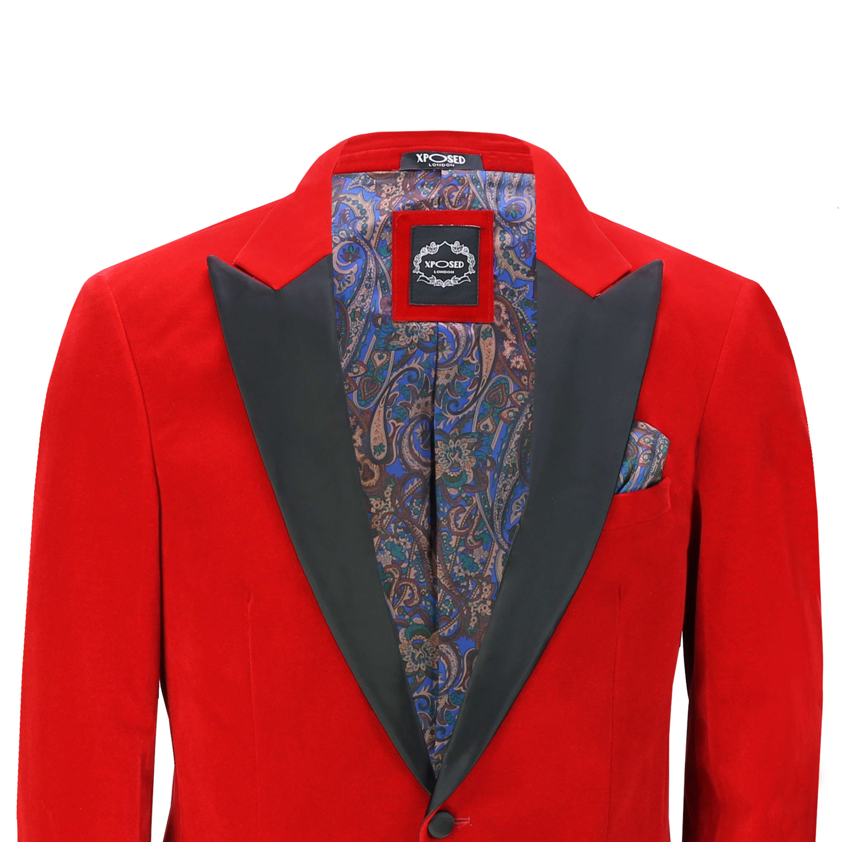 Mens Red Velvet Tux Dinner Jacket Vintage 3 Piece Suit All Item Sold ...