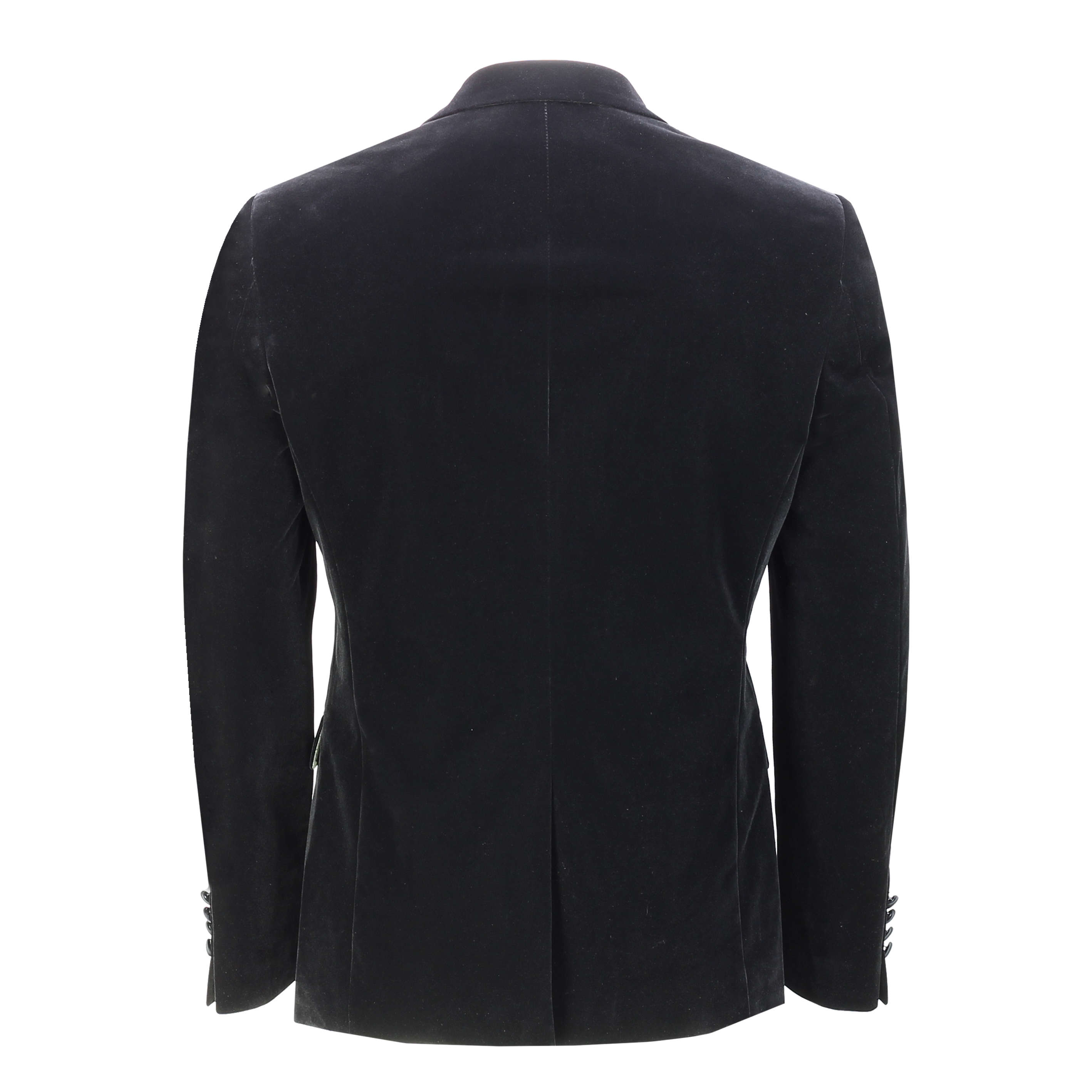 Mens Black Velvet Tux Dinner Jacket Vintage 3 Piece Suit - Item Sold ...