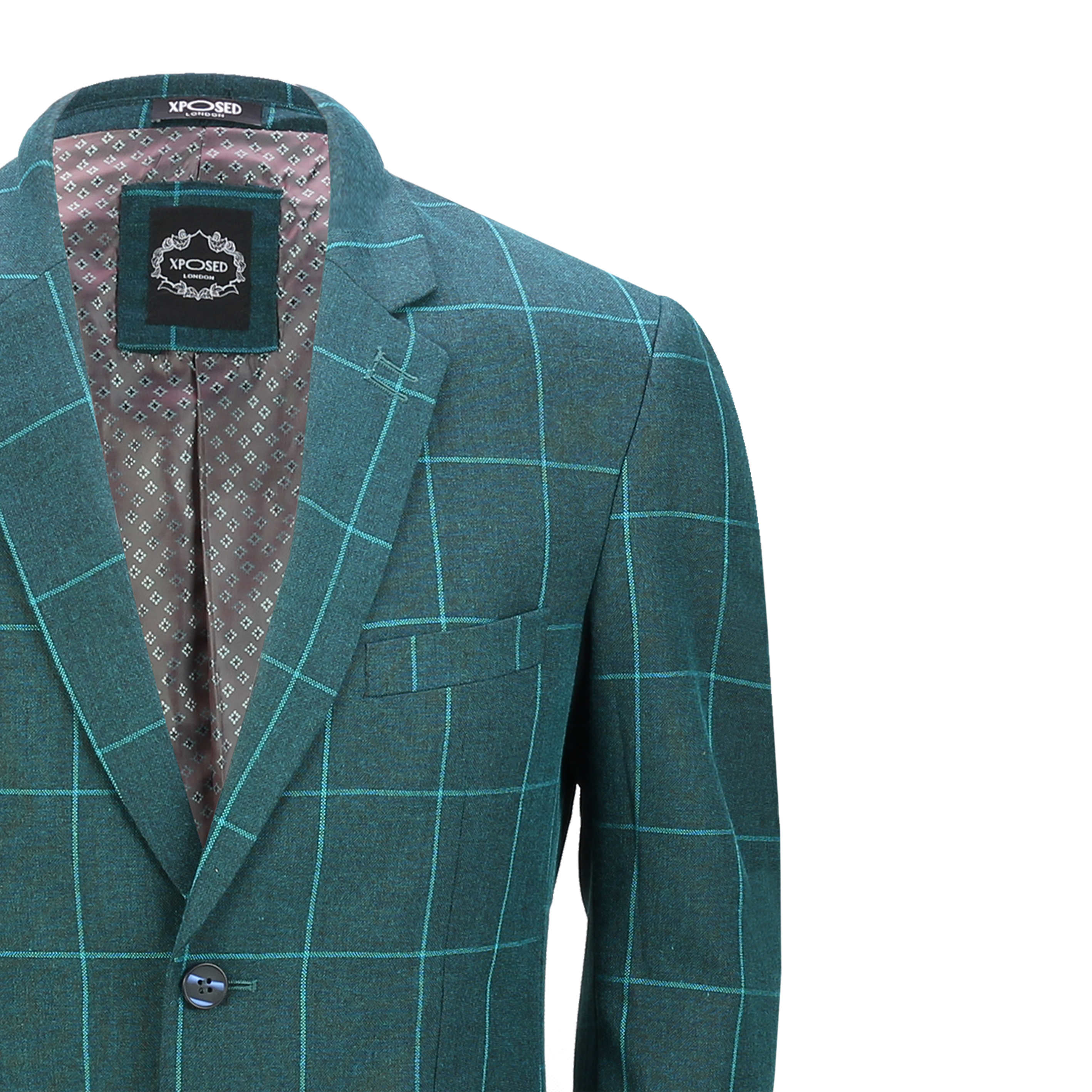 windowpane blazer mens