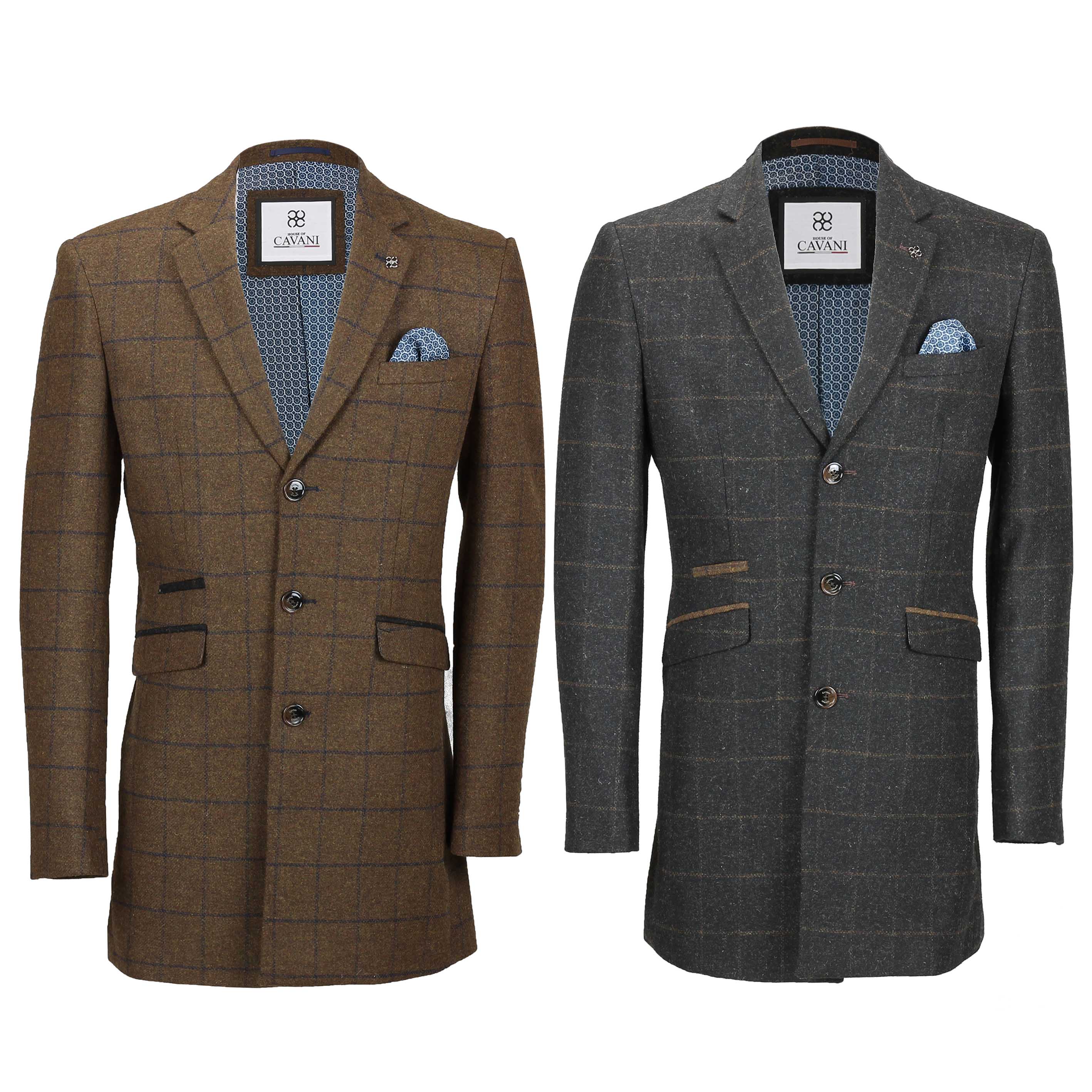 mens herringbone overcoat velvet collar