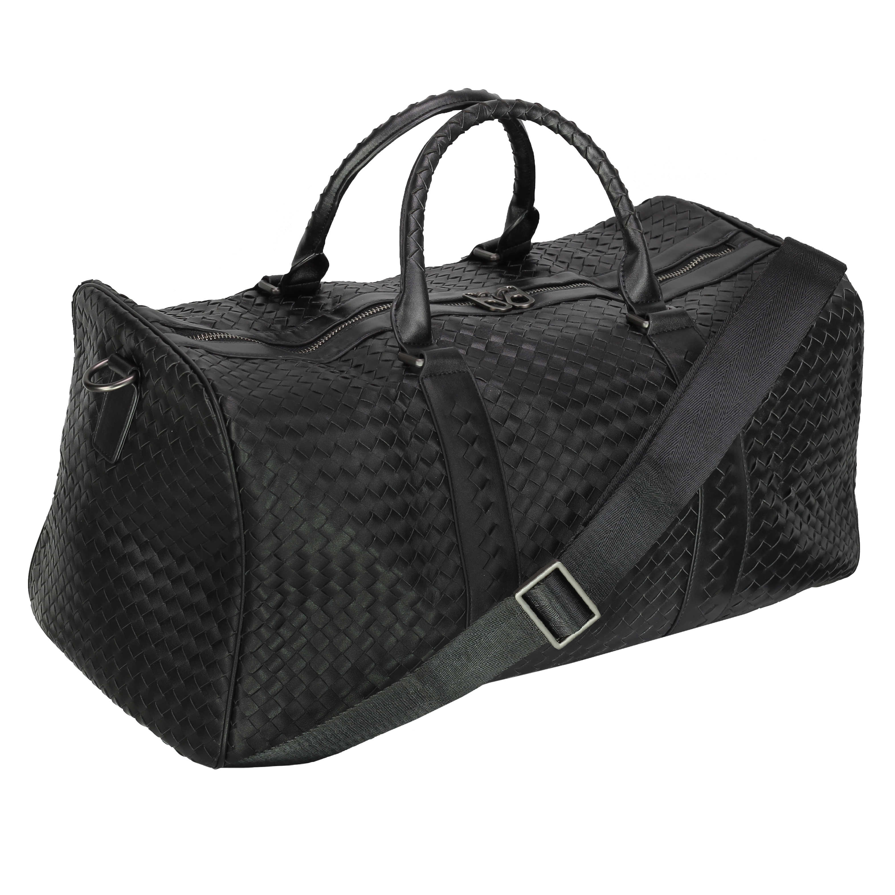 faux leather duffle bag mens