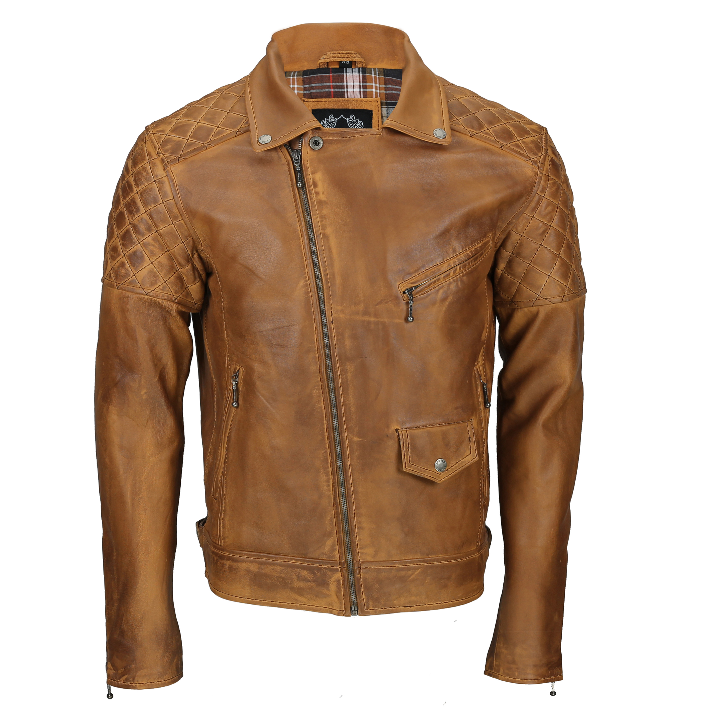 Mens Real Leather Biker Jacket Motorcycle Vintage Antique Black Brown Rust Tan | eBay