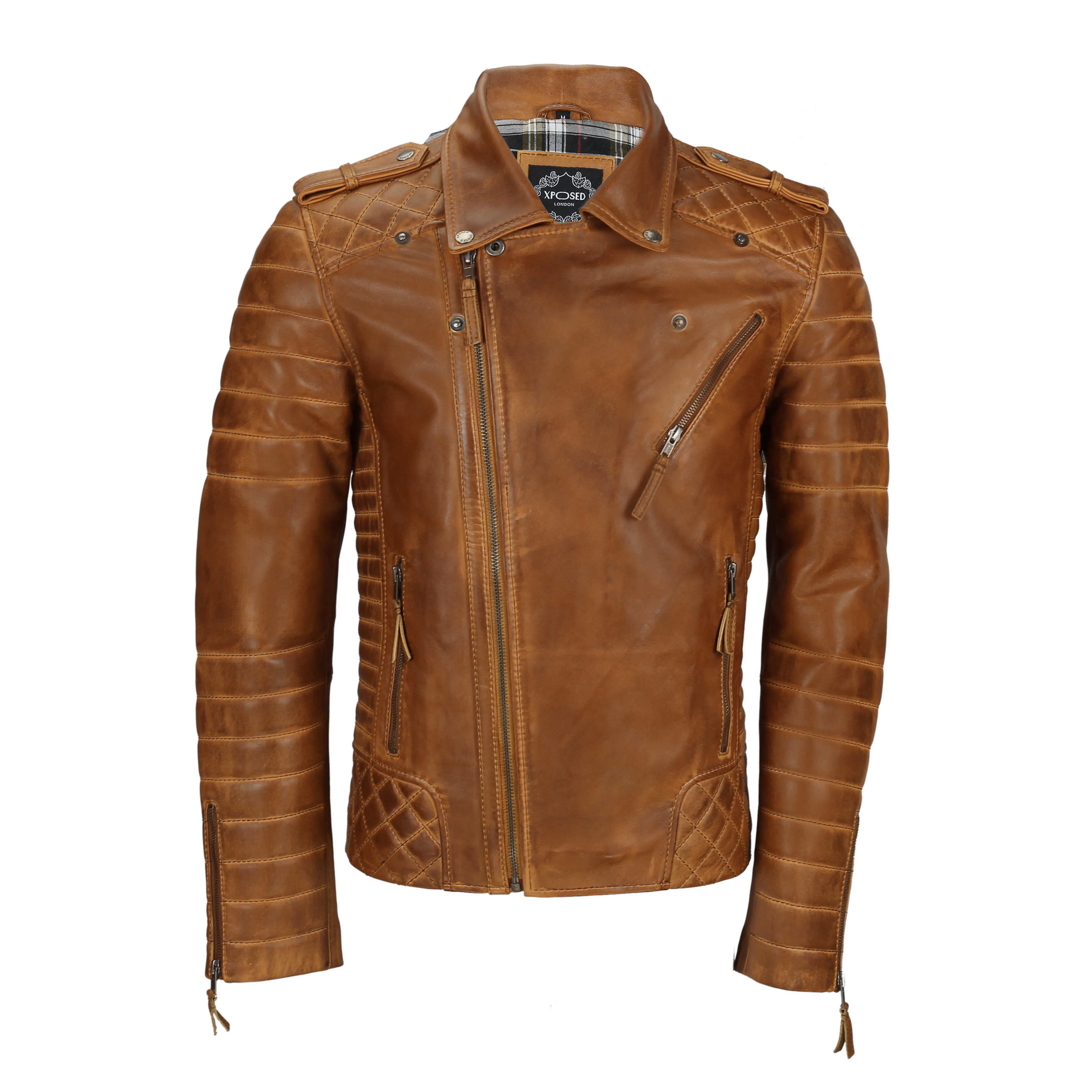 Mens Maroon Vintage Genuine Lambskin Real Leather Biker Jacket Slim Fit 2 Zips | eBay