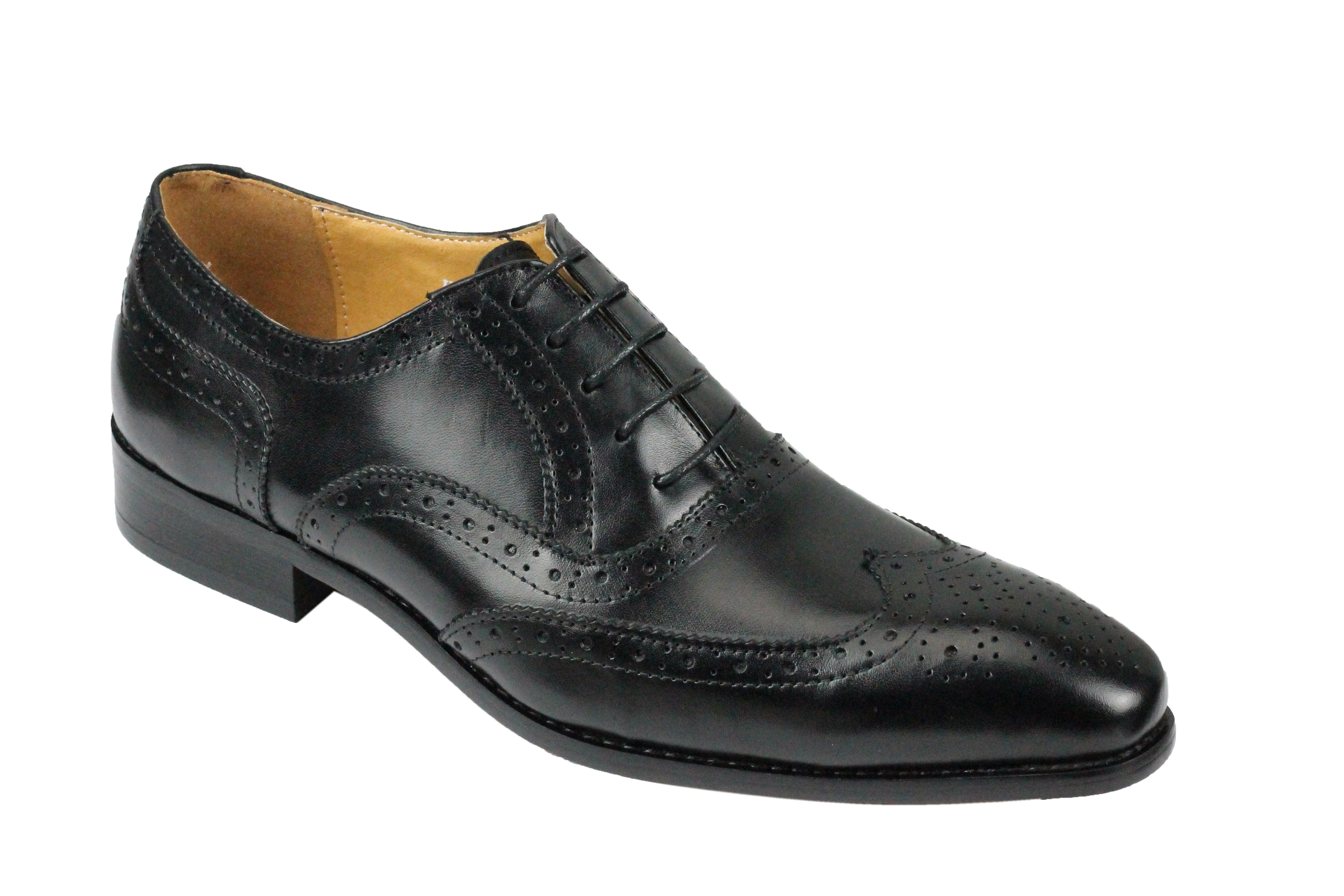 Para hombres Cuero Genuino Real Estilo Retro Clásico Inteligente Formal  Zapatos Con Cordones | eBay