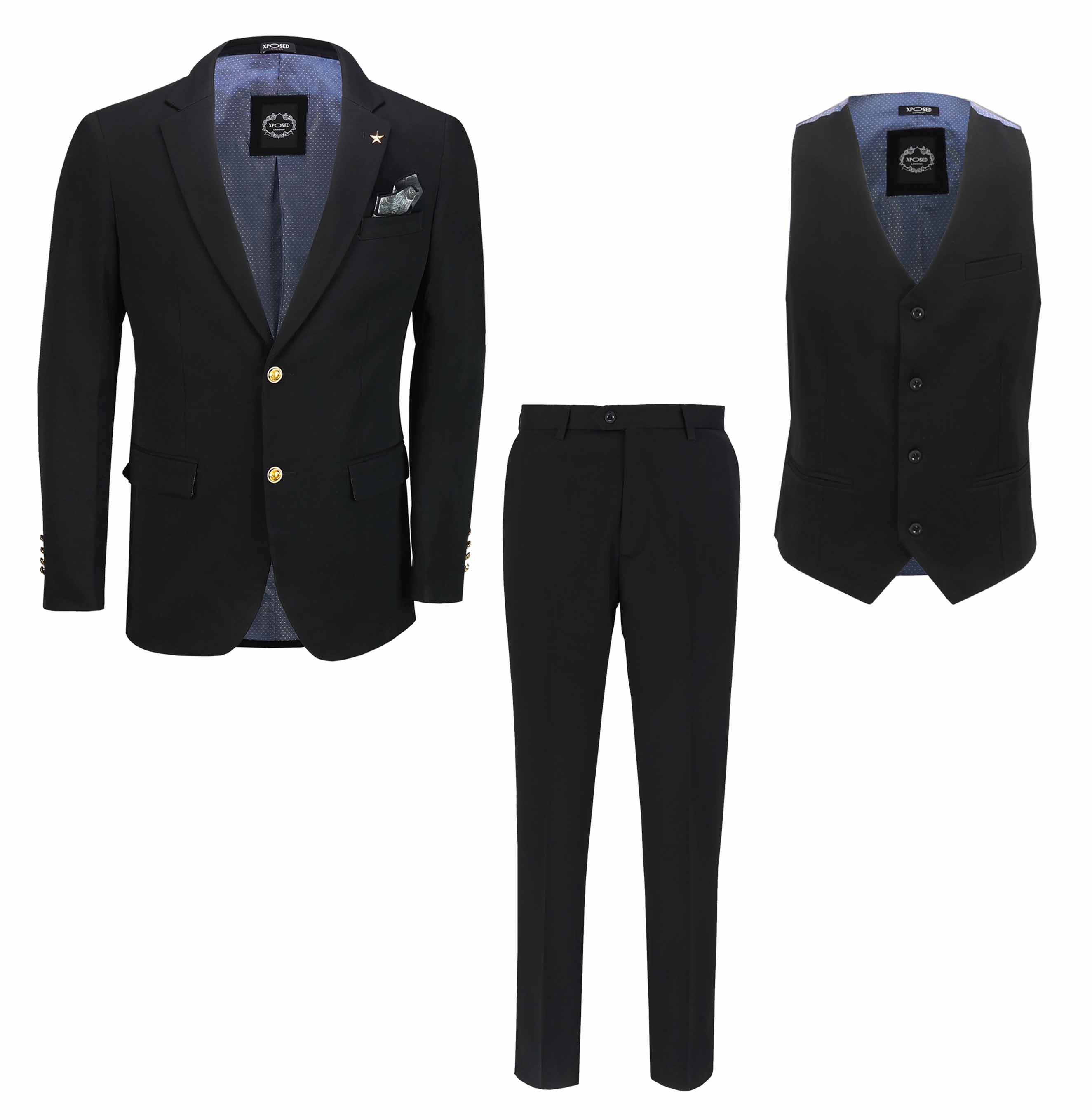 black smart casual