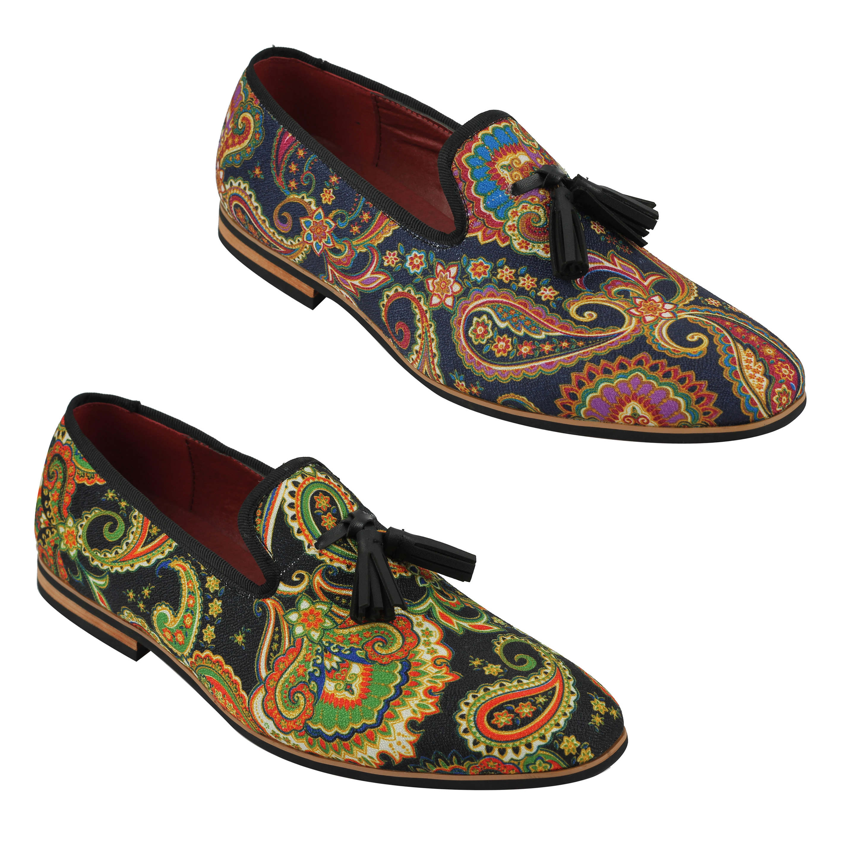 mens paisley loafers