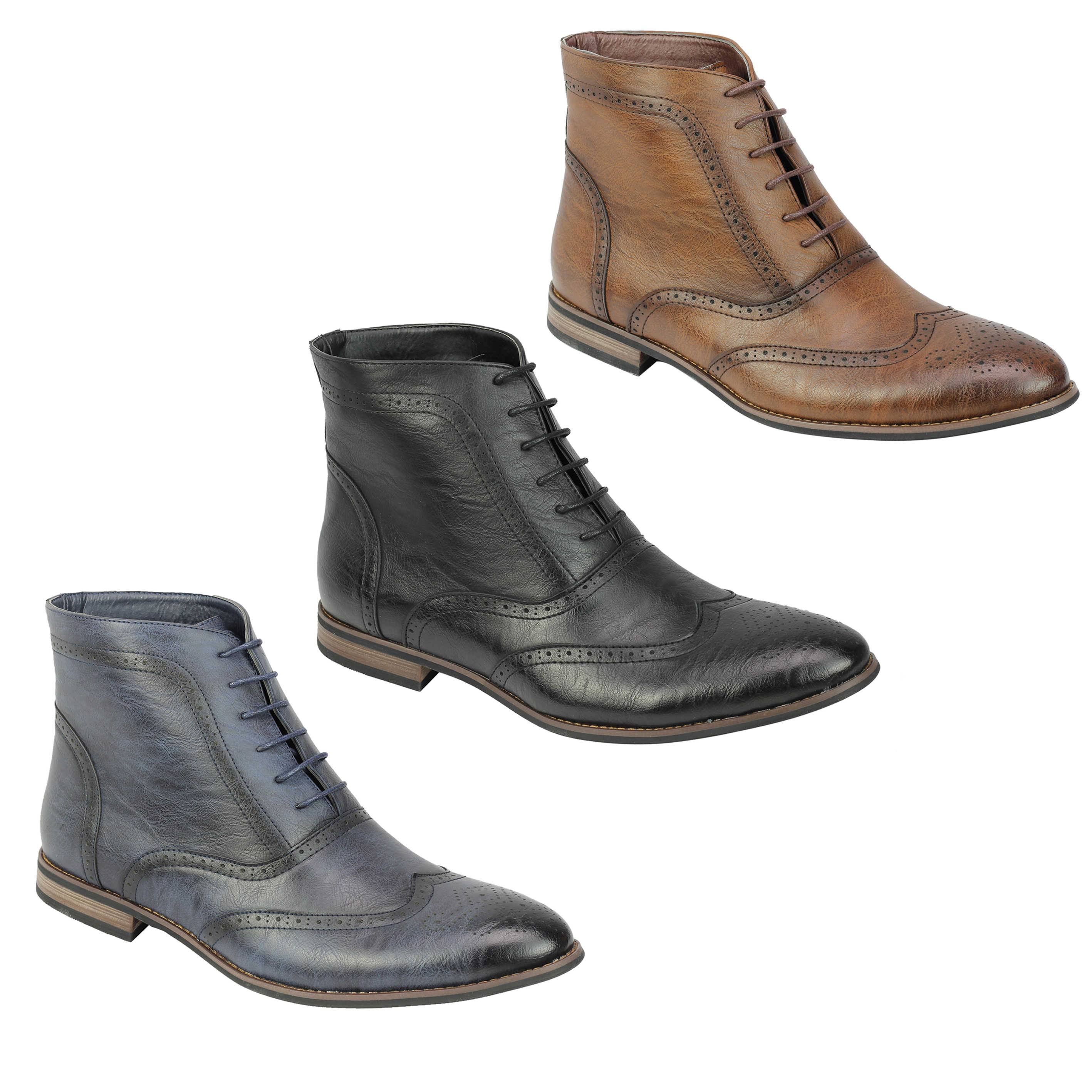 non leather boots mens