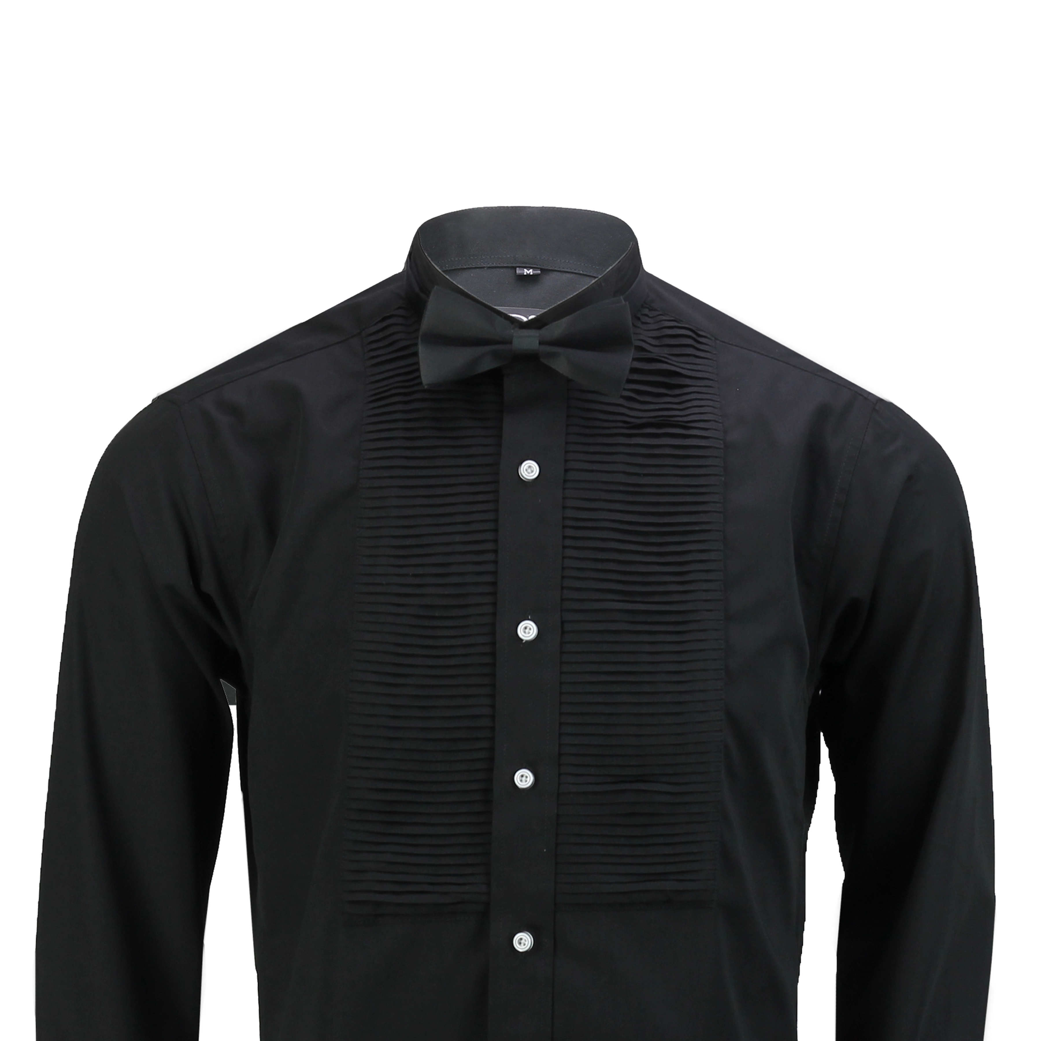 mens slim fit black dress shirt