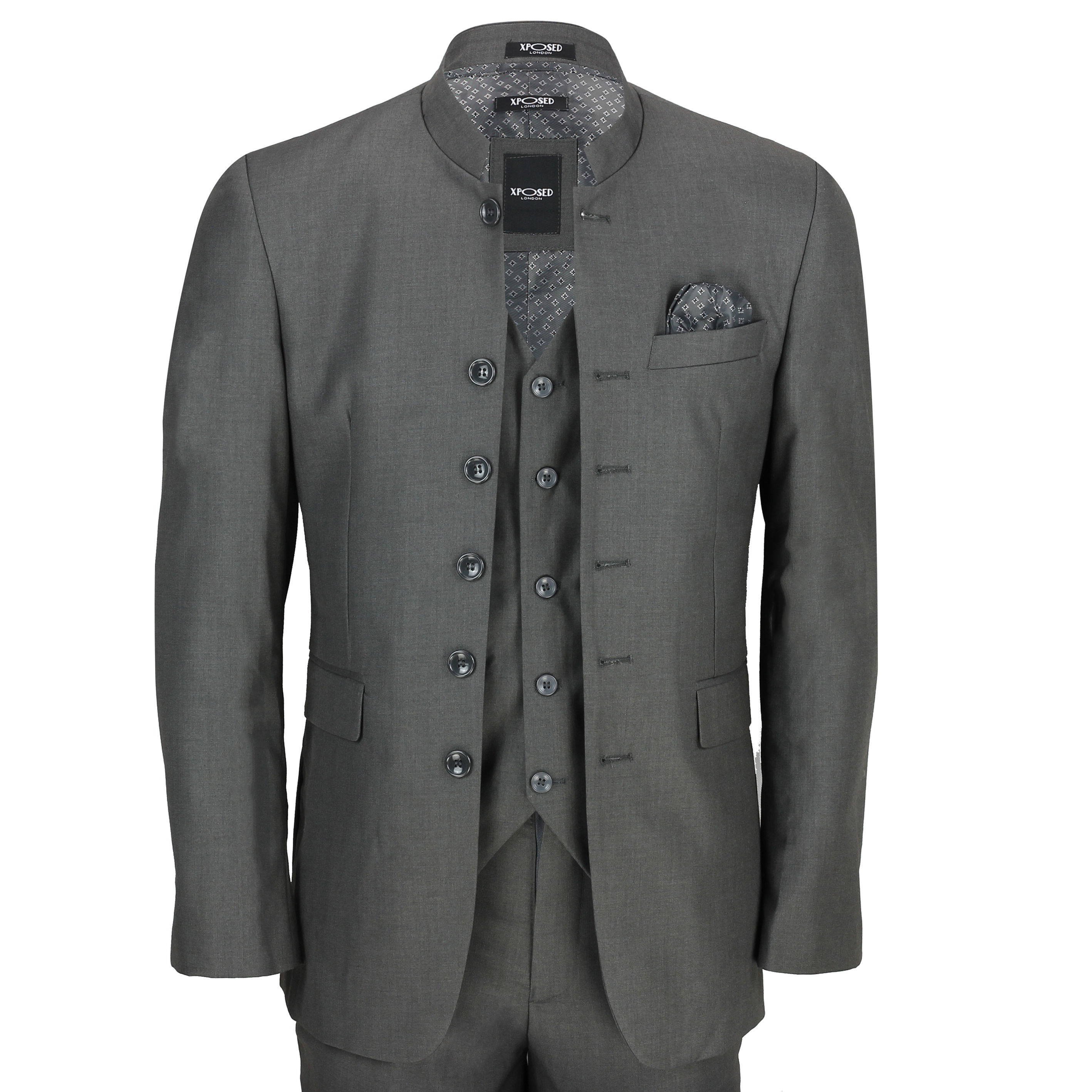 chinese collar suit for wedding