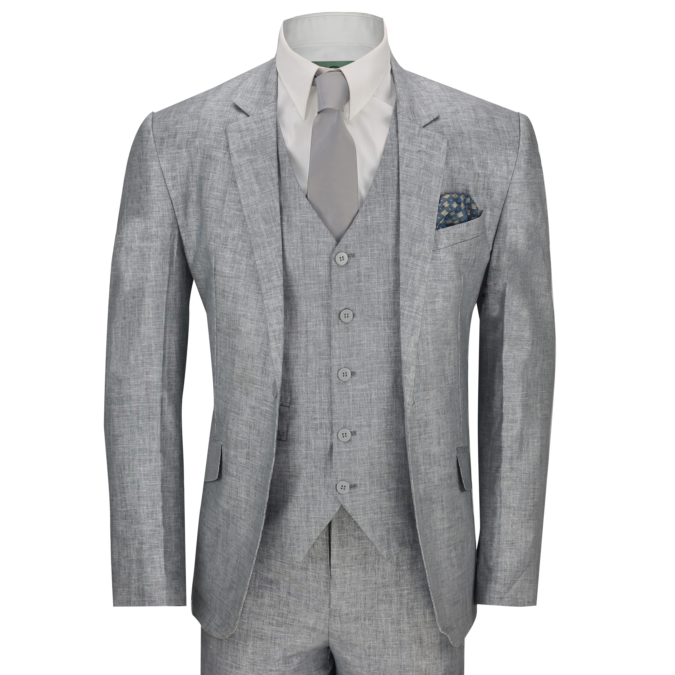 grey suit smart casual