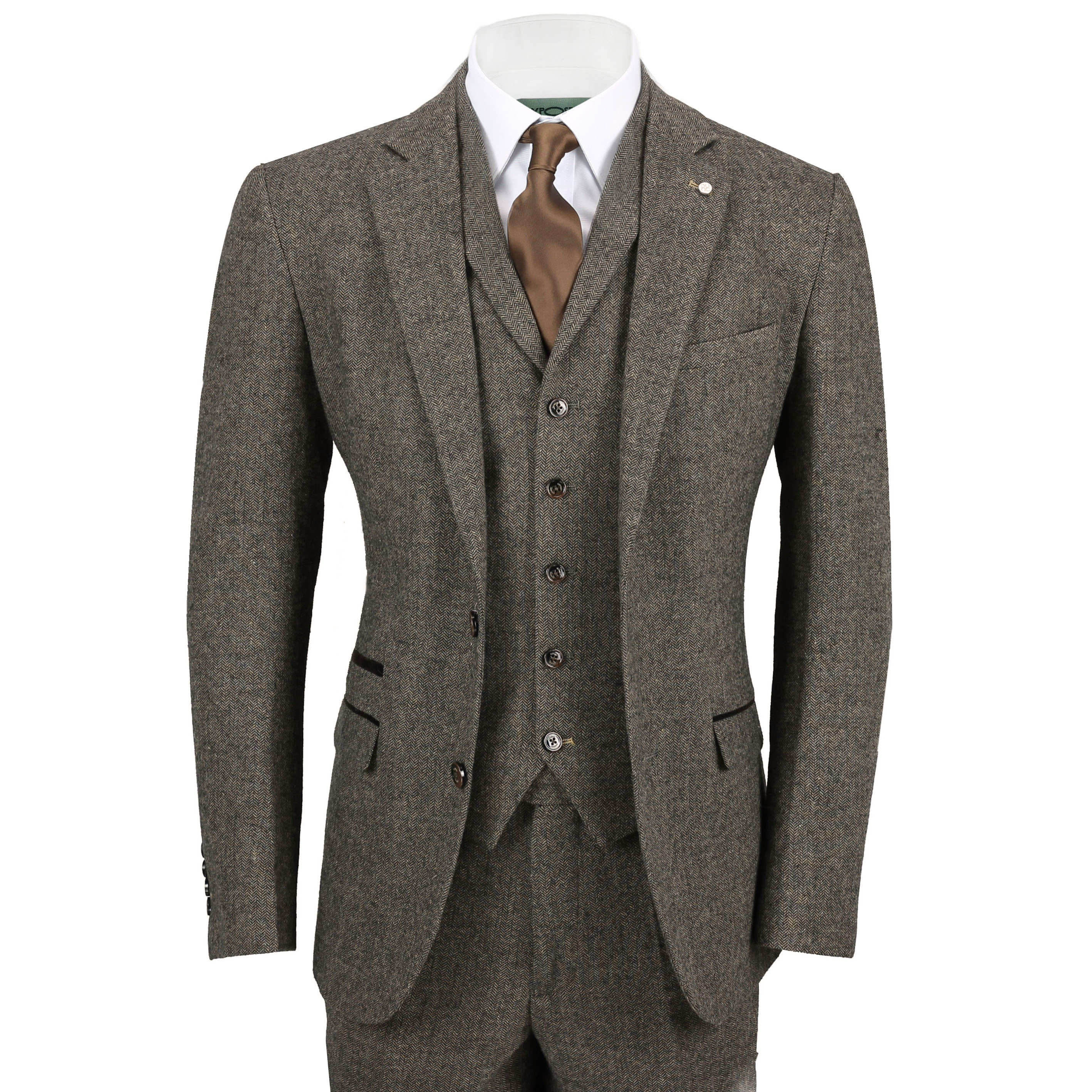 herringbone suit mens