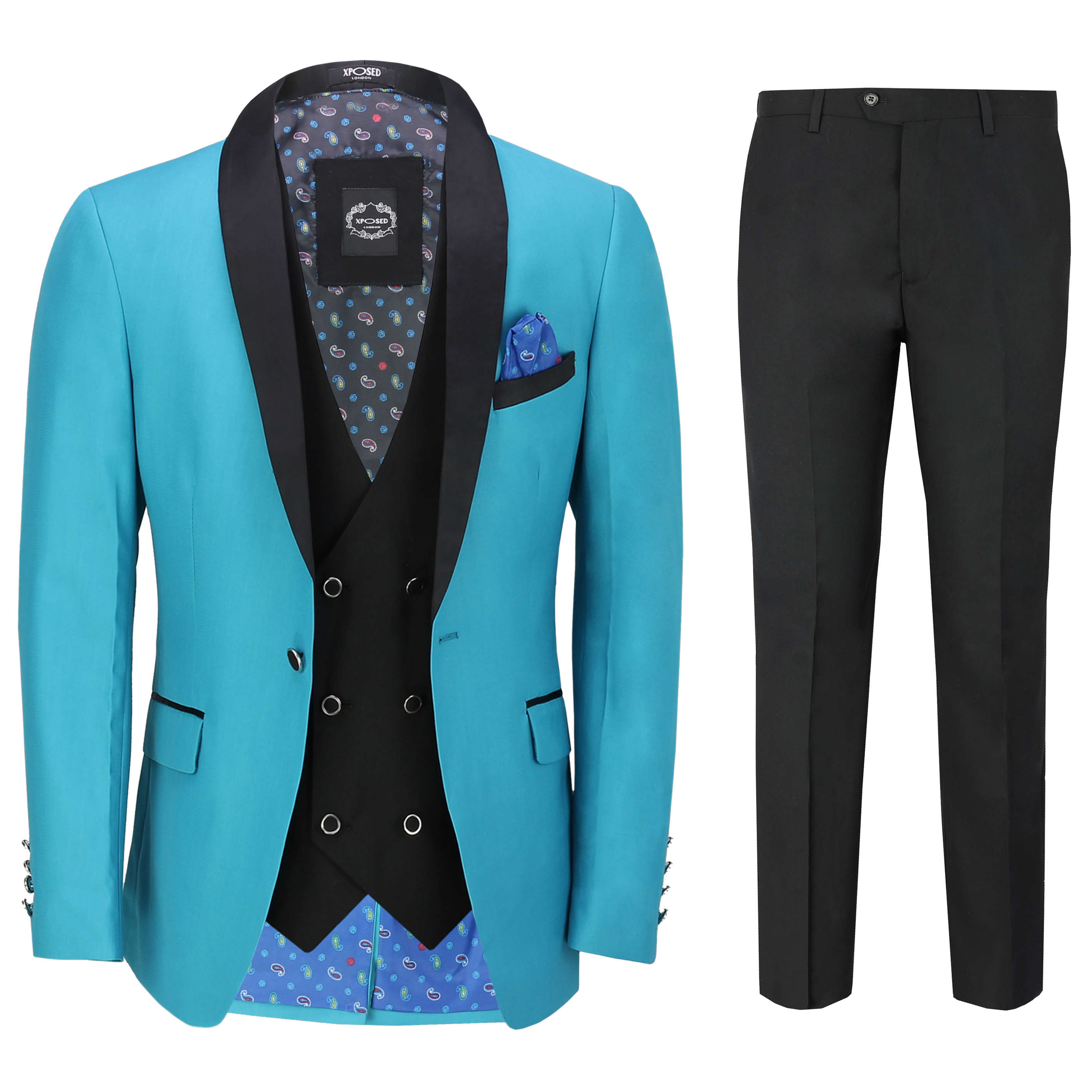 mens wedding suits turquoise