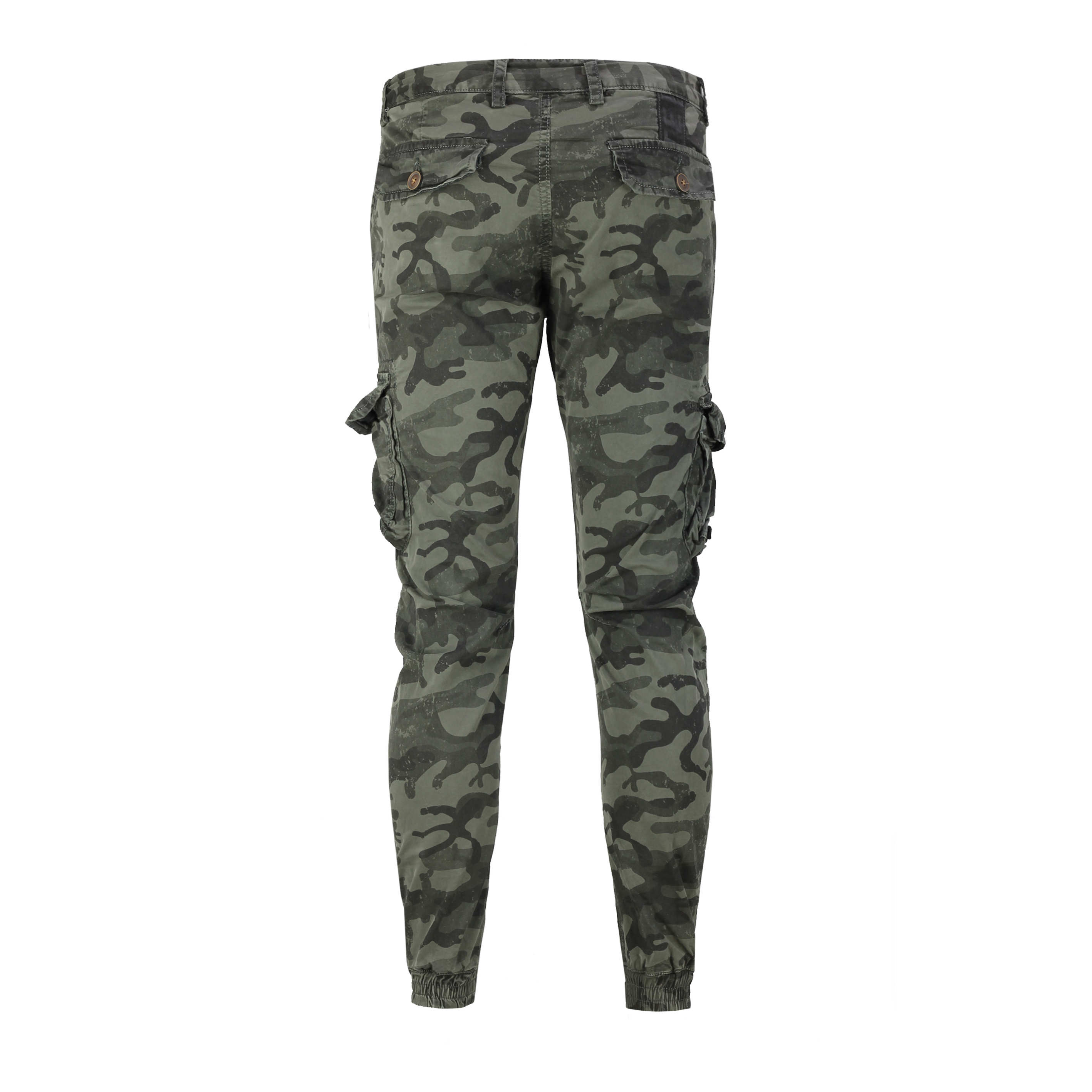 Men Military Combat Army Trousers Camouflage Cargo Pocket Camo Casual Work Pants 