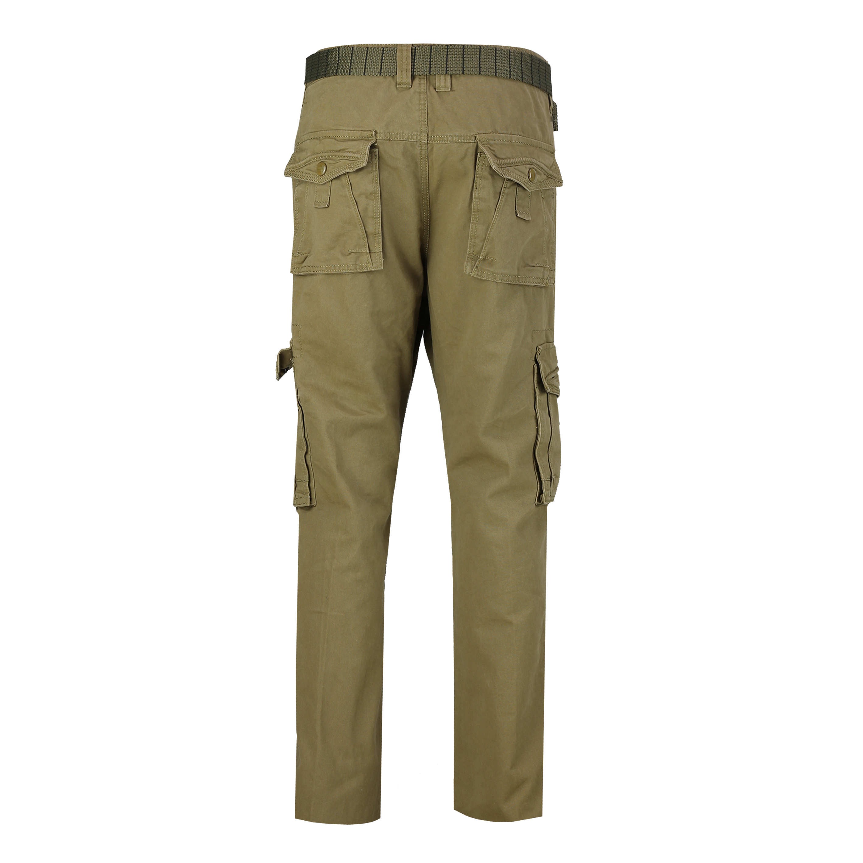 Mens Combat Cargo Trousers Work Casual Utility Cotton Pants Multi ...