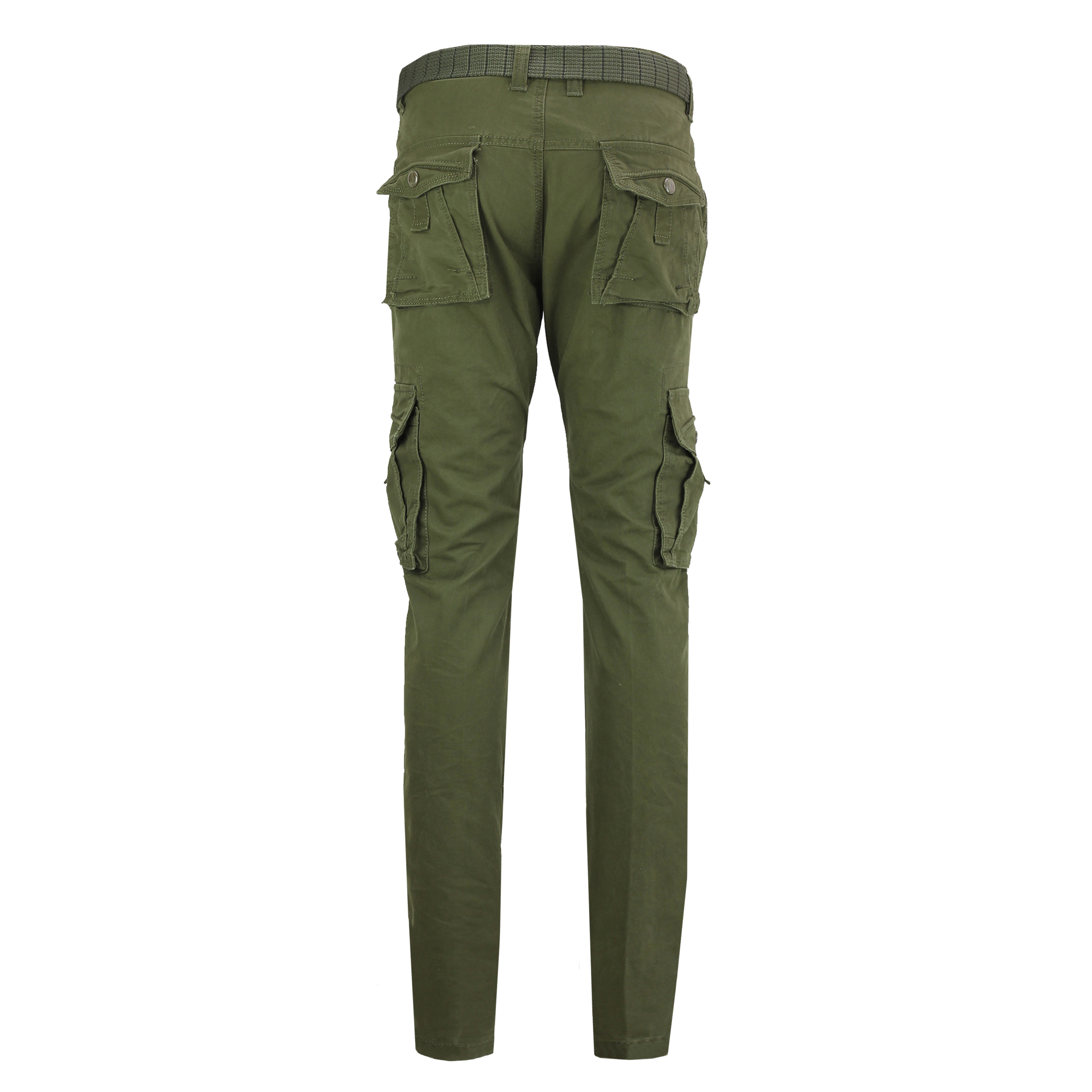 Mens Combat Cargo Trousers Work Casual Utility Cotton Pants Multi ...