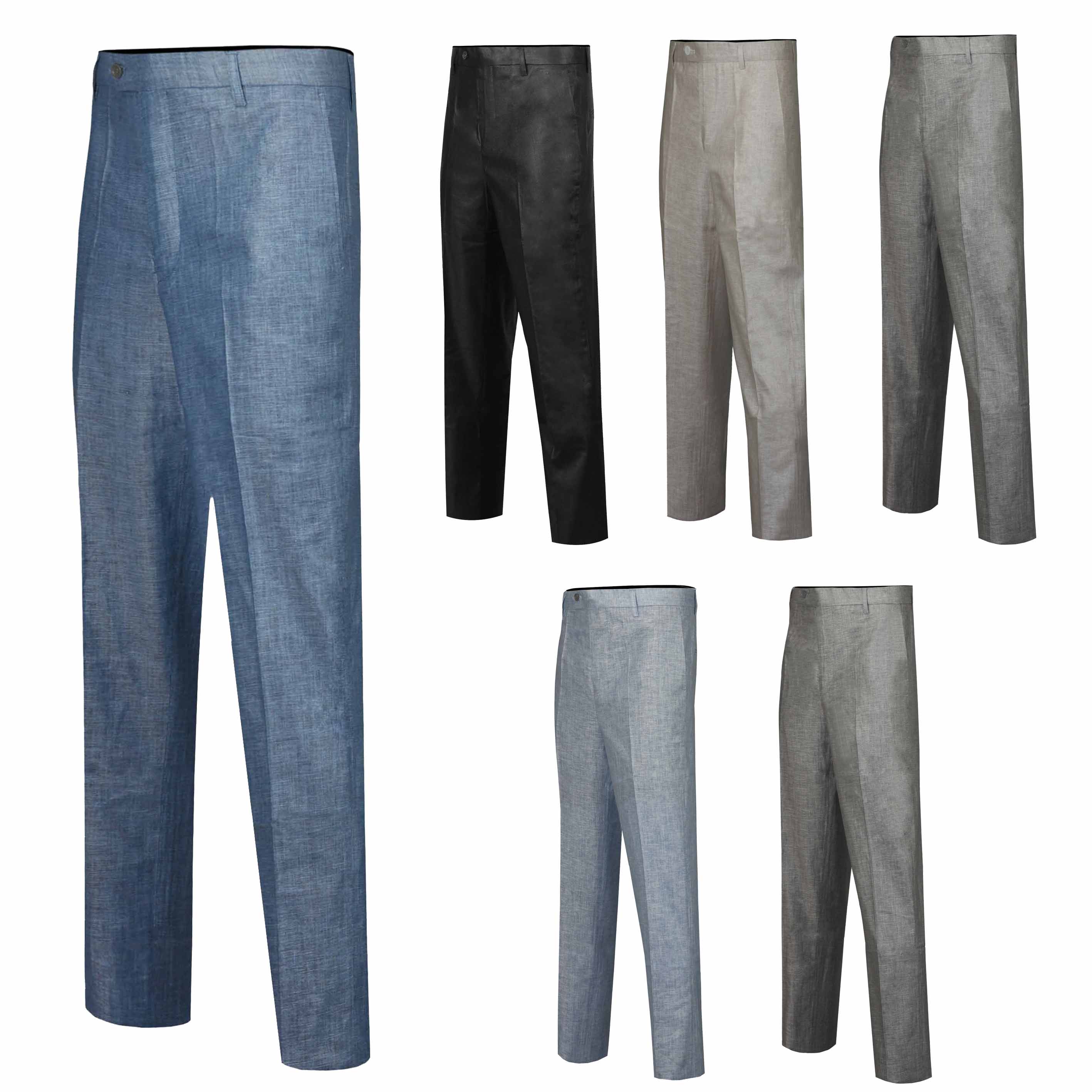 mens casual linen trousers