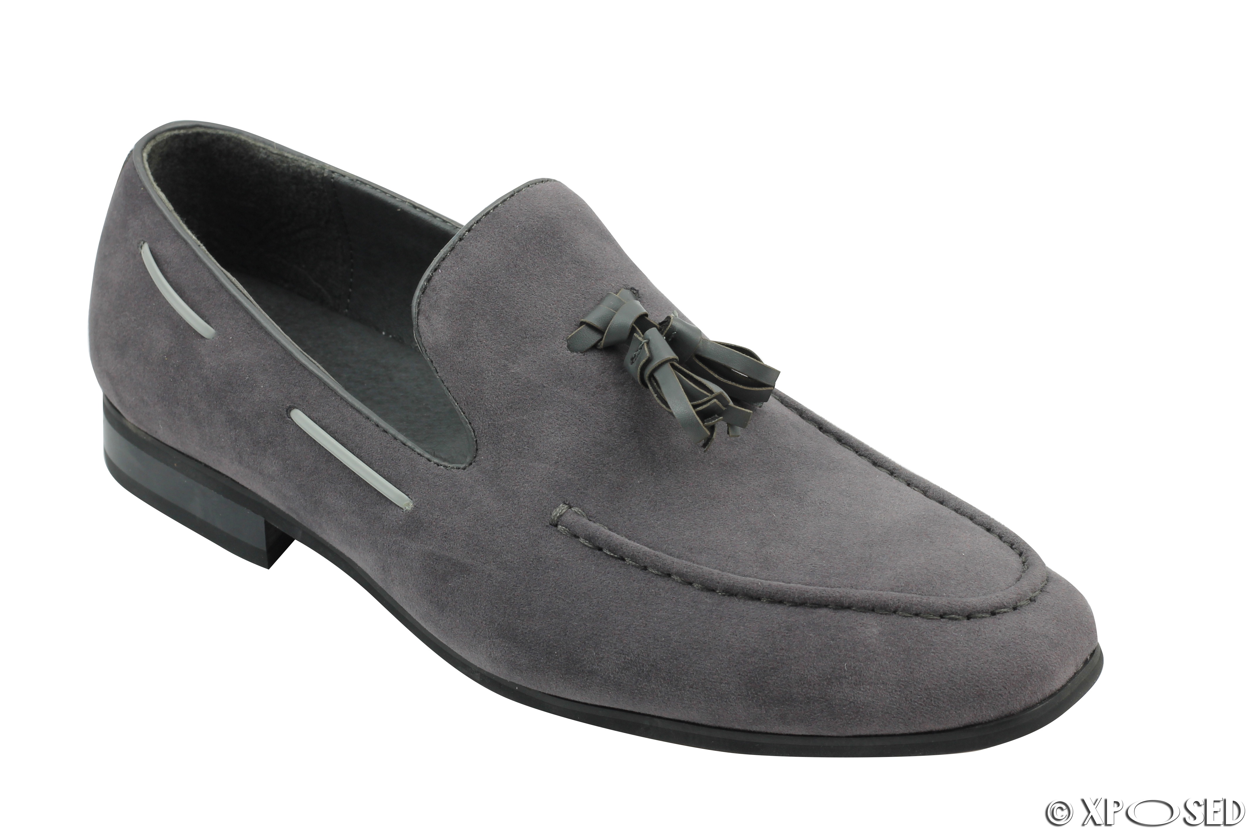 New Mens Faux Suede Leather Tassel Loafers Smart Driving Slip on Shoes ...